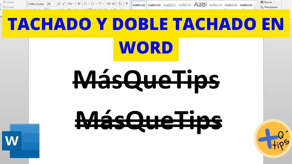 aplicar tachado de texto en word 4 simples pasos