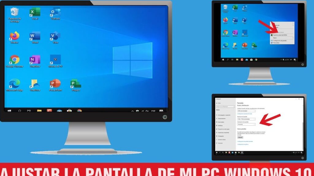 como ajustar el tamano de la pantalla en una laptop