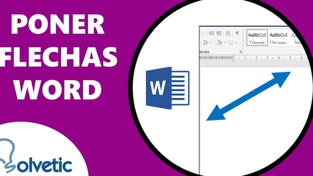 como anadir flechas en word sin abrir el mapa de caracteres