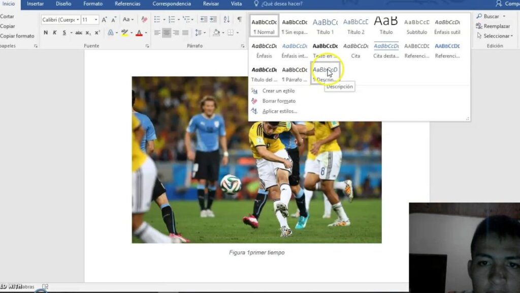 como anadir pie de pagina en word para insertar captions