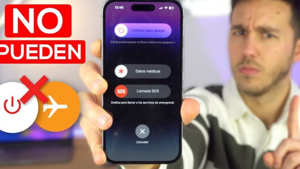 como apagar un iphone bloqueado de manera segura