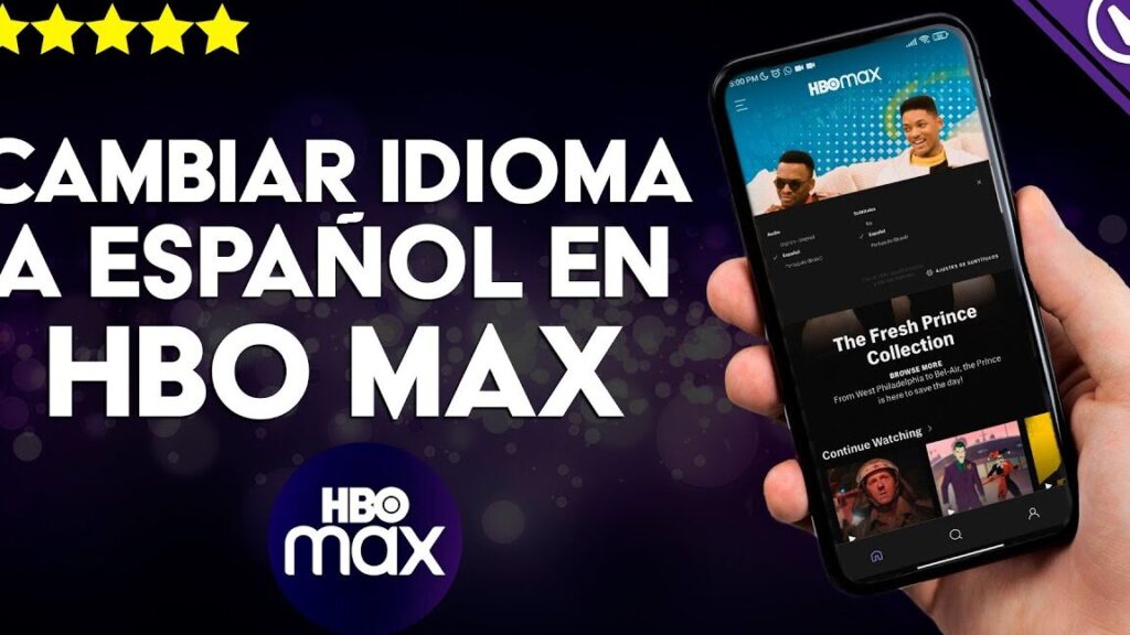 como cambiar el idioma en la plataforma de streaming hbo max