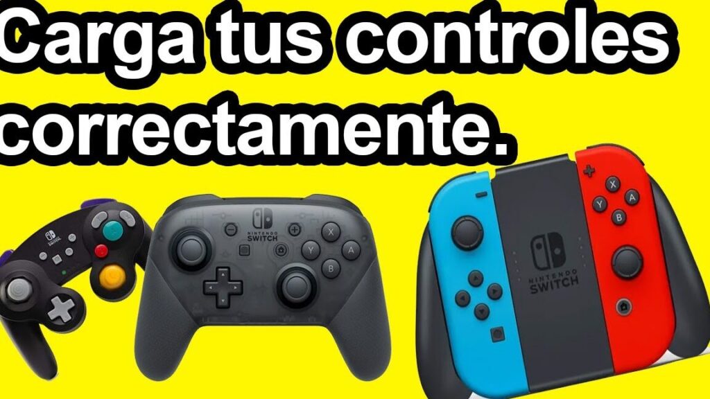 como cargar los mandos de la nintendo switch de forma correcta