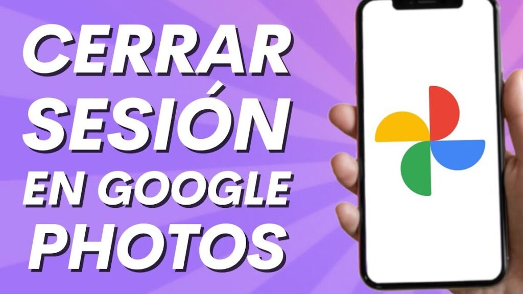 como cerrar la sesion en google fotos