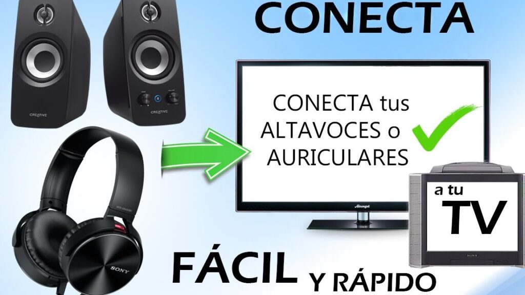 como conectar altavoces externos a una tv en 10 pasos