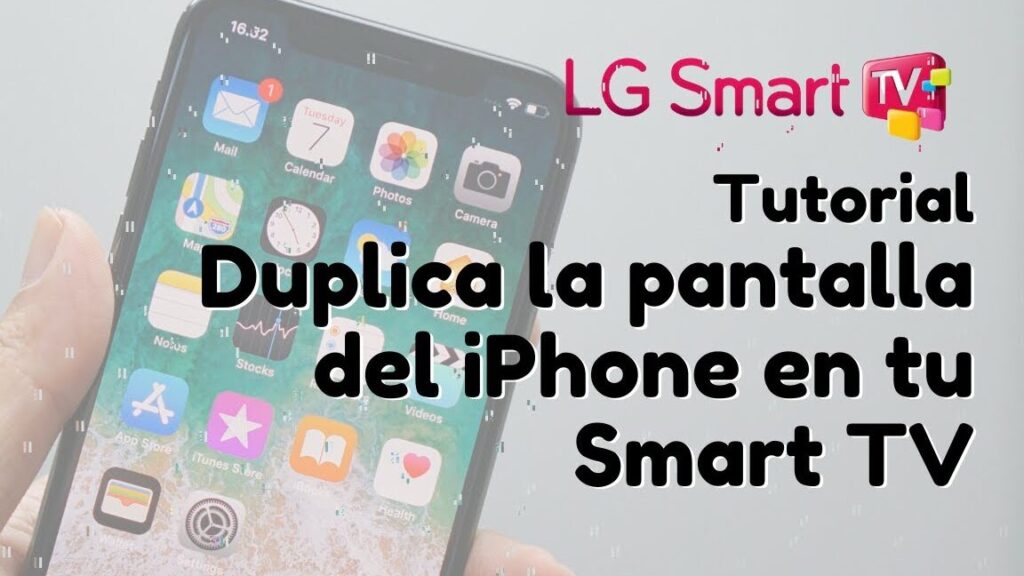 como conectar iphone a tv lg para duplicar pantalla