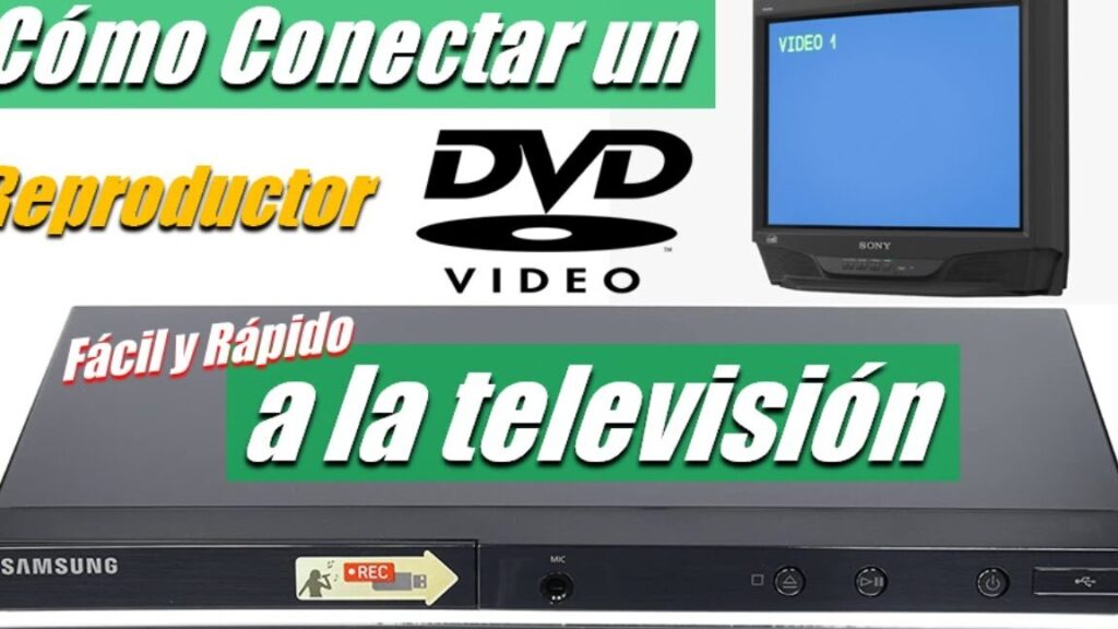 como conectar un dvd a una tv antigua de forma facil