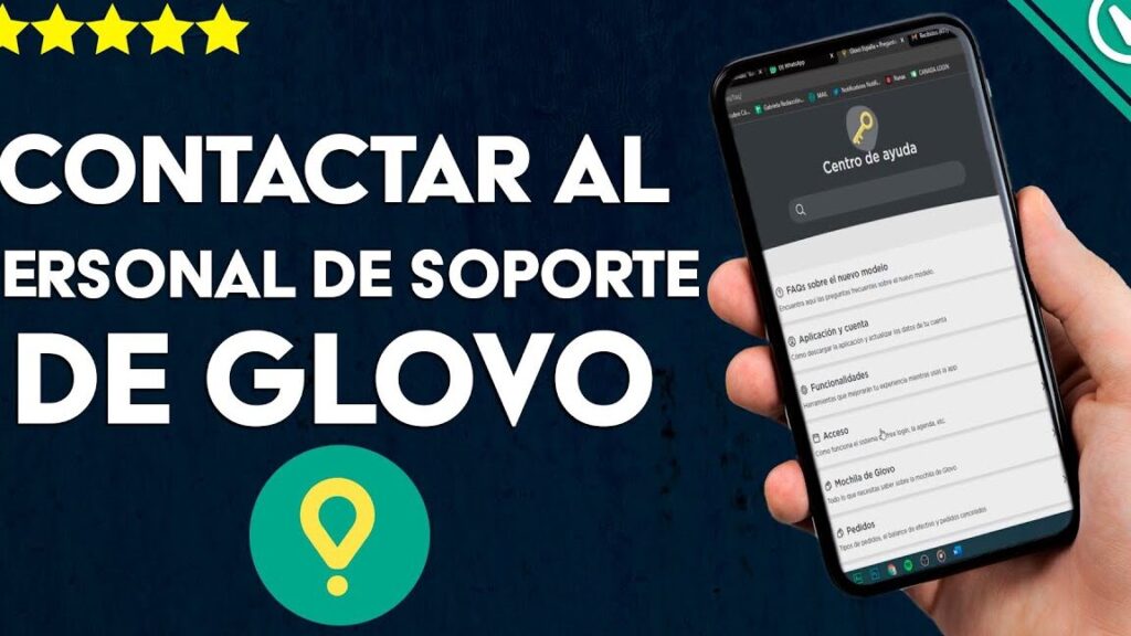 como contactar a atencion al cliente de glovo espana