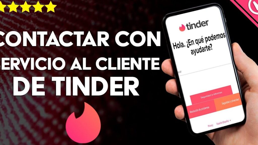 como contactar con el equipo de soporte de tinder