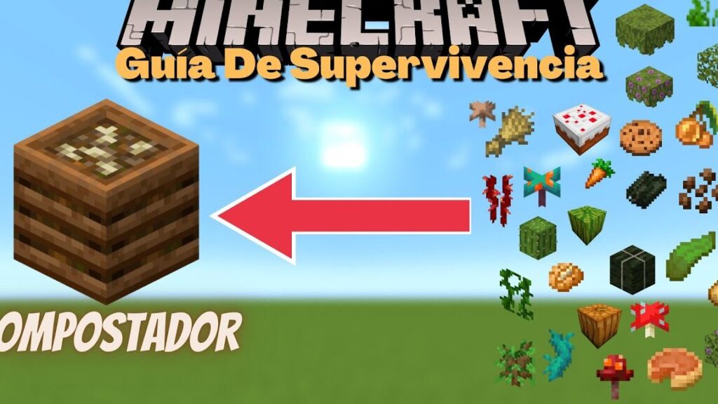 como crear un compostador en minecraft de forma sencilla