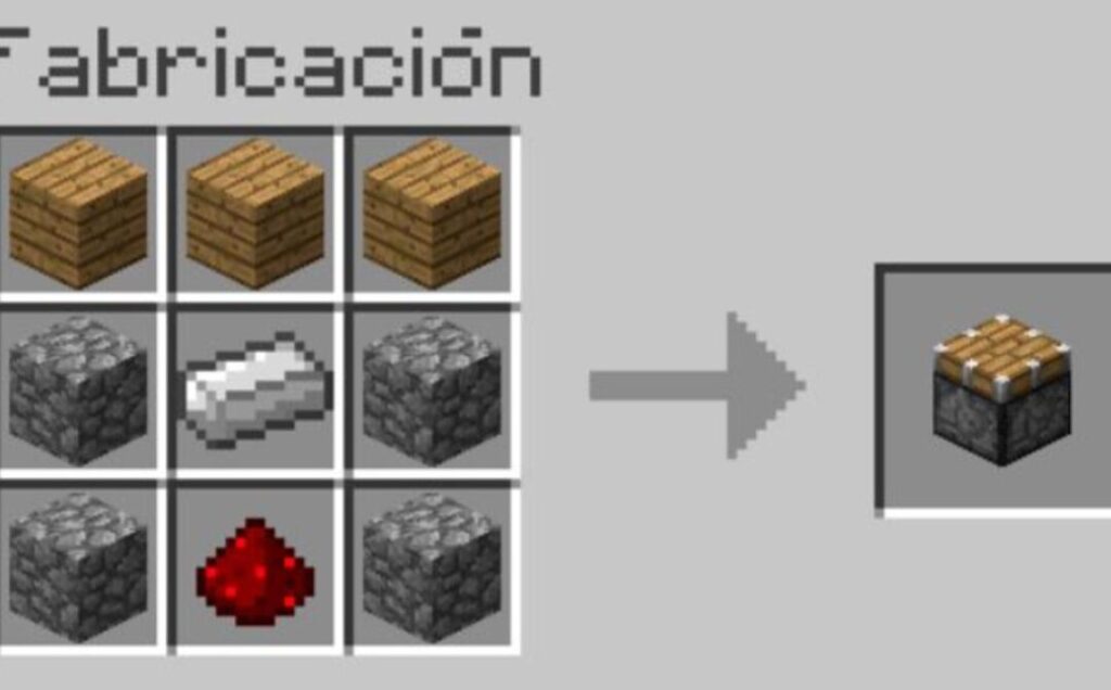 como crear un piston en el juego de minecraft