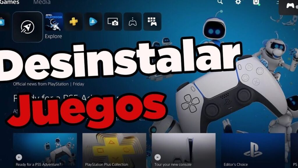 como desinstalar juegos en ps5 para liberar espacio