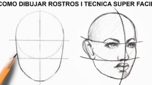 como dibujar caras a lapiz de forma sencilla