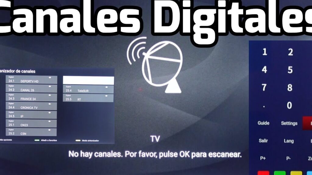 como escanear canales de television digital en 4 pasos