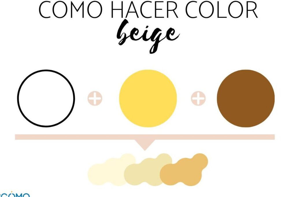 como hacer color beige de forma casera