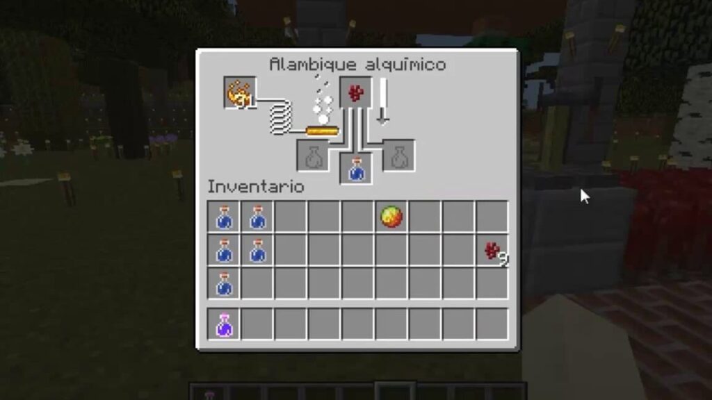 como hacer pociones de resistencia al fuego en minecraft