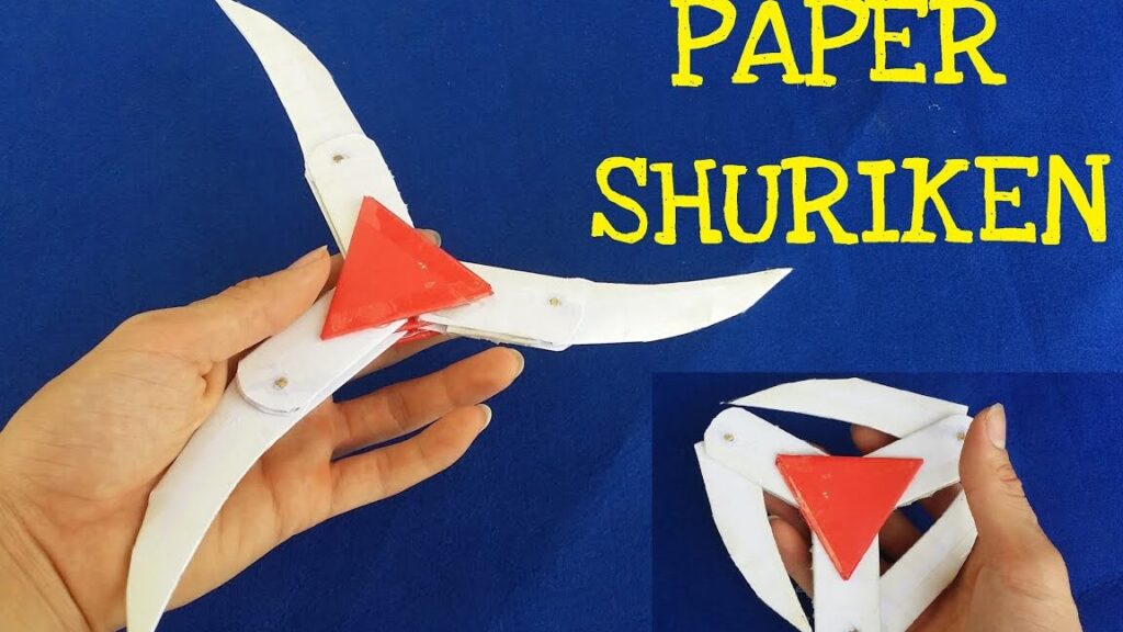 como hacer un shuriken casero de forma sencilla y segura