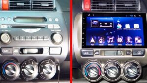 como instalar un estereo de pantalla tactil en un coche