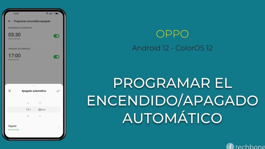 como programar el apagado automatico en un movil oppo