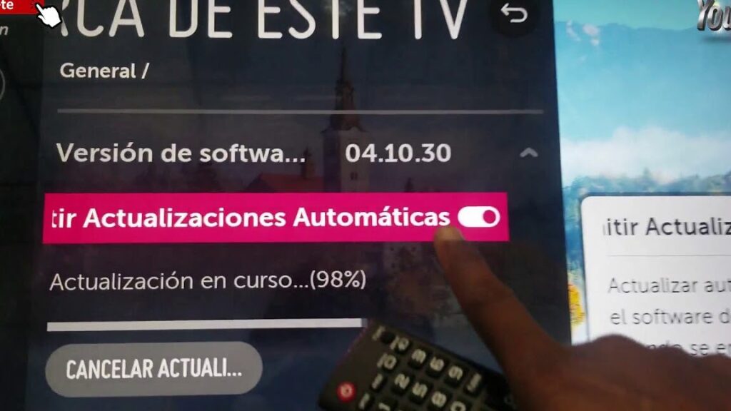 como puedo actualizar un smart tv lg antiguo