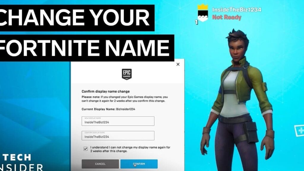 como puedo cambiar mi nombre en fortnite de forma sencilla