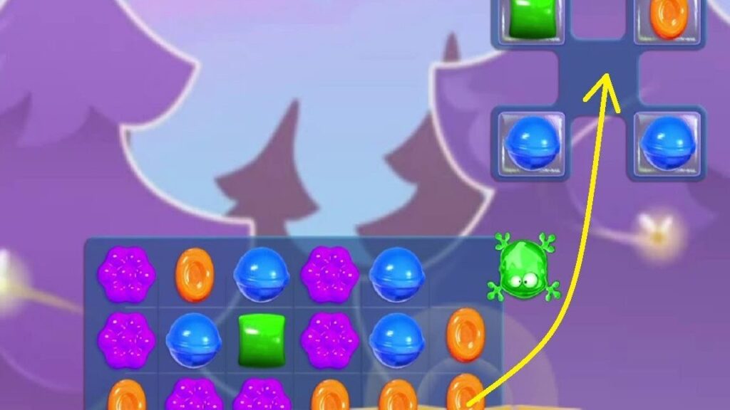 como puedo deshacerme de la rana en candy crush nivel 532