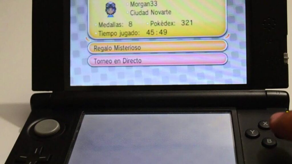 como reiniciar la partida en pokemon x en una consola nintendo 3ds