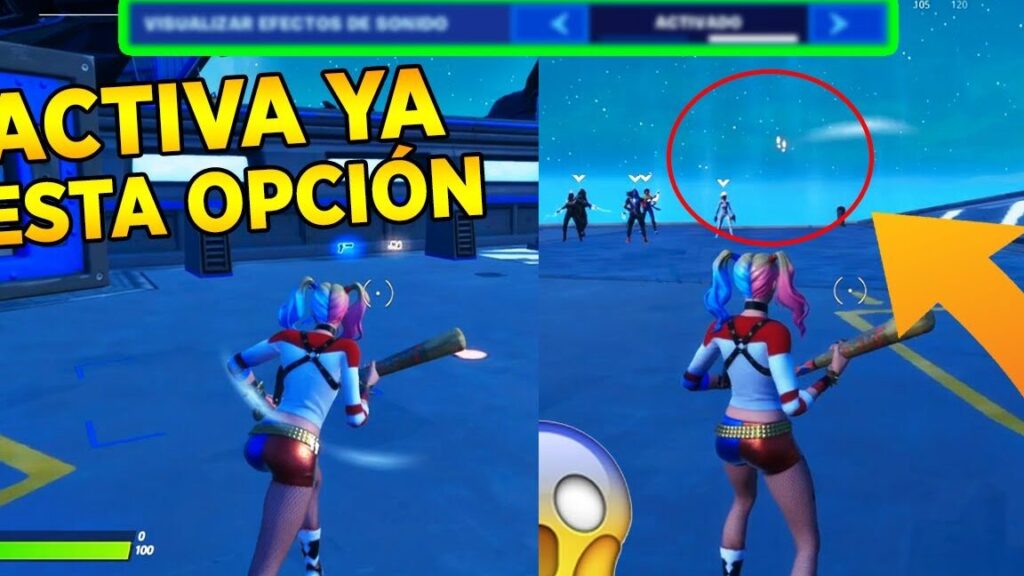 como se activa el modo sordo en fortnite