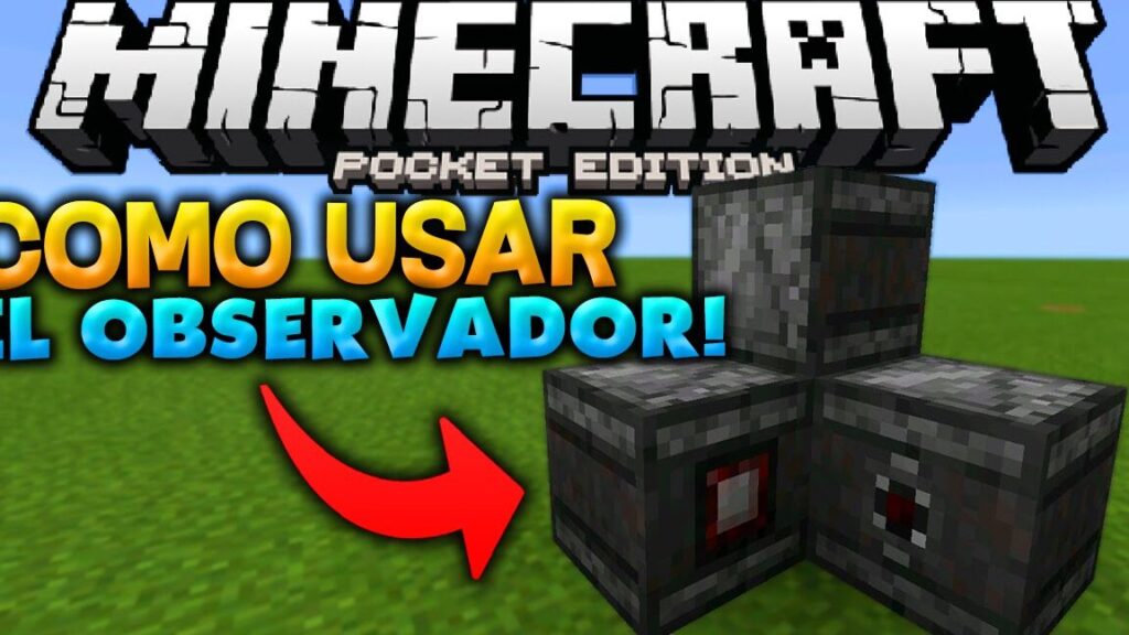 como se pueden crear observadores en minecraft