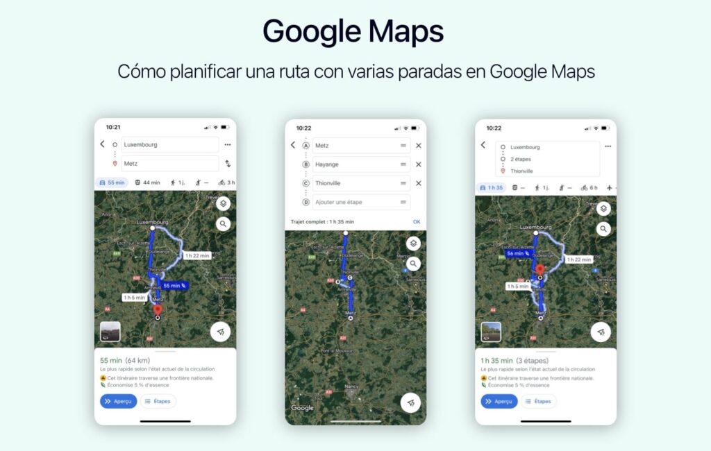 con que periodicidad google maps se actualiza