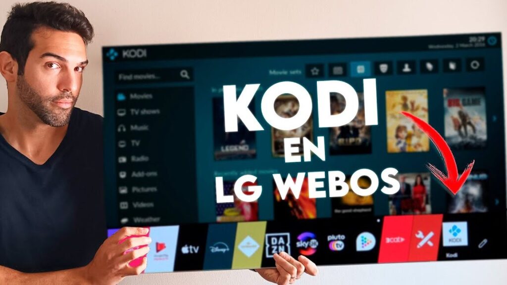 cual es el procedimiento para instalar kodi en un smart tv lg