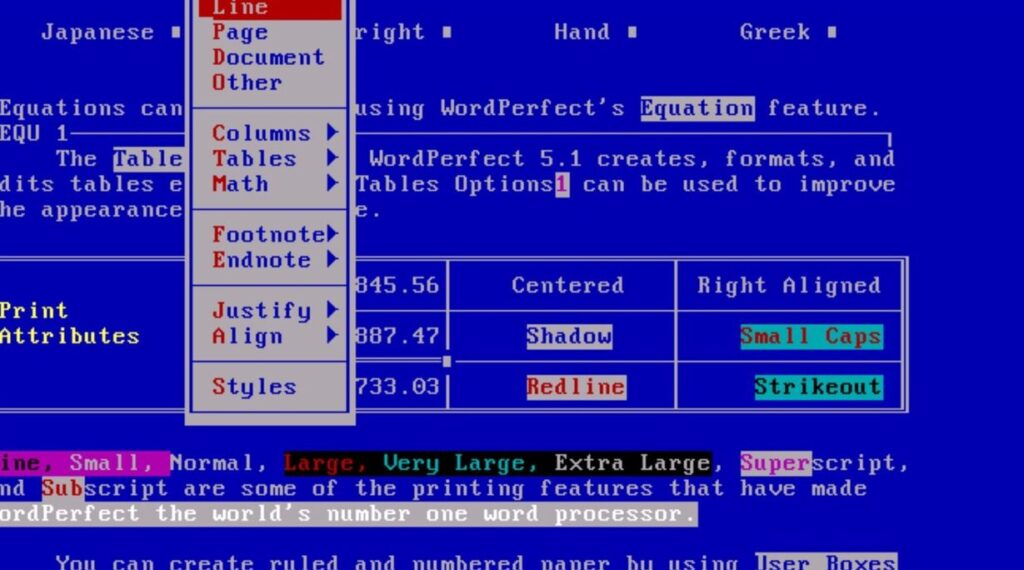 funciones destacadas de wordperfect para editar documentos