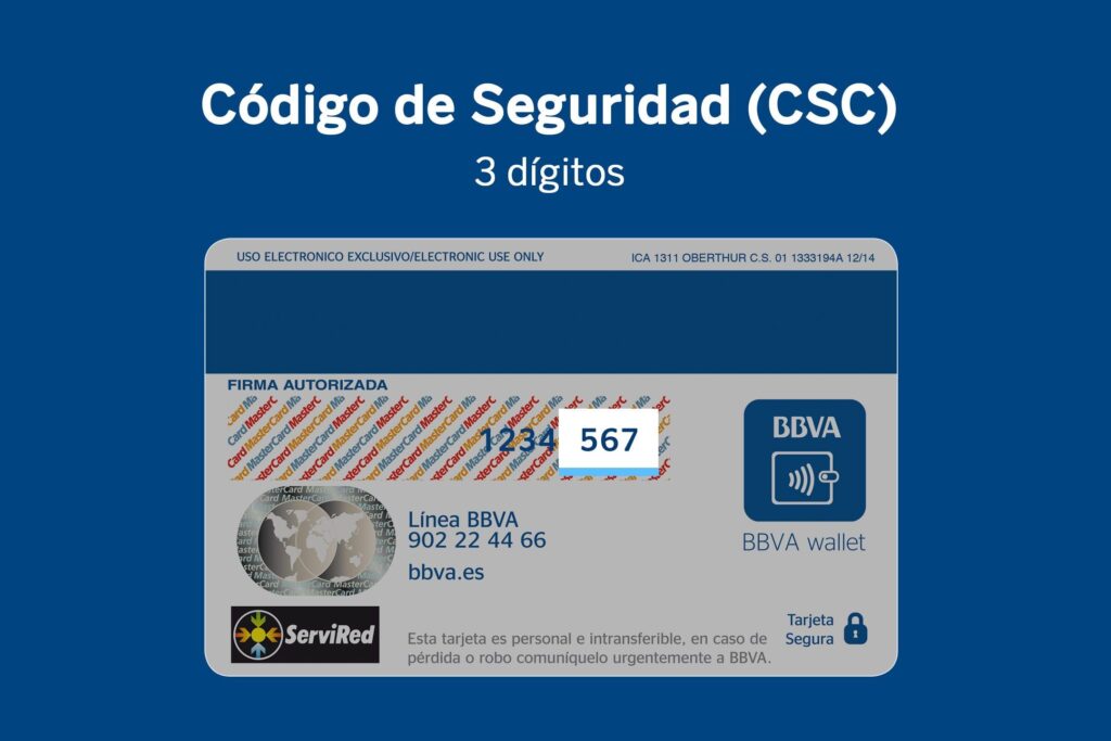 que es el codigo csc y como ubicarlo en una tarjeta de debito