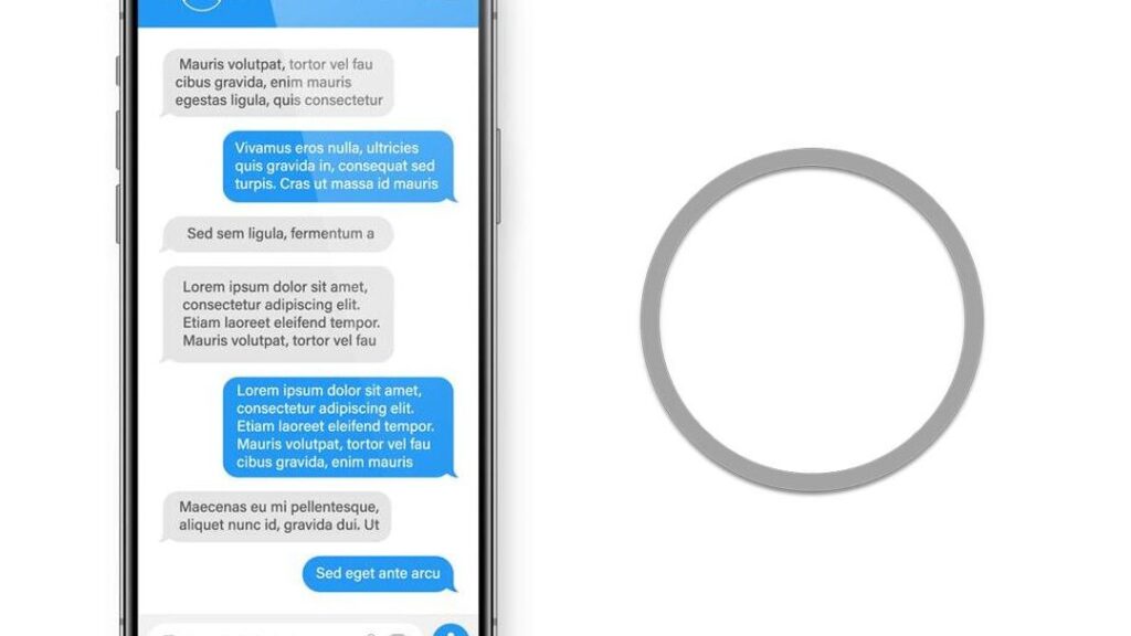 significado del circulo gris en messenger de facebook