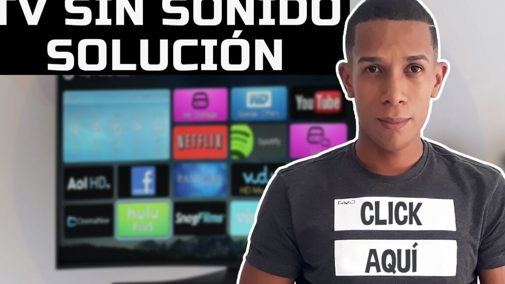 sin sonido en un canal de television resuelve el problema