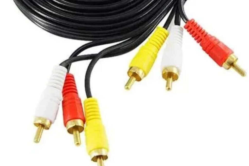 uso de cables rojo amarillo y blanco rca en dispositivos