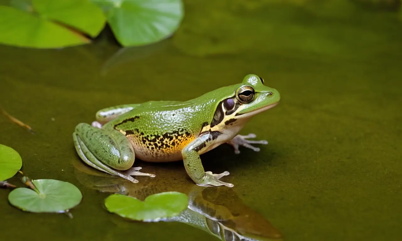 Un diagrama que muestra las características y ejemplos de anfibios, con ilustraciones de diferentes especies.