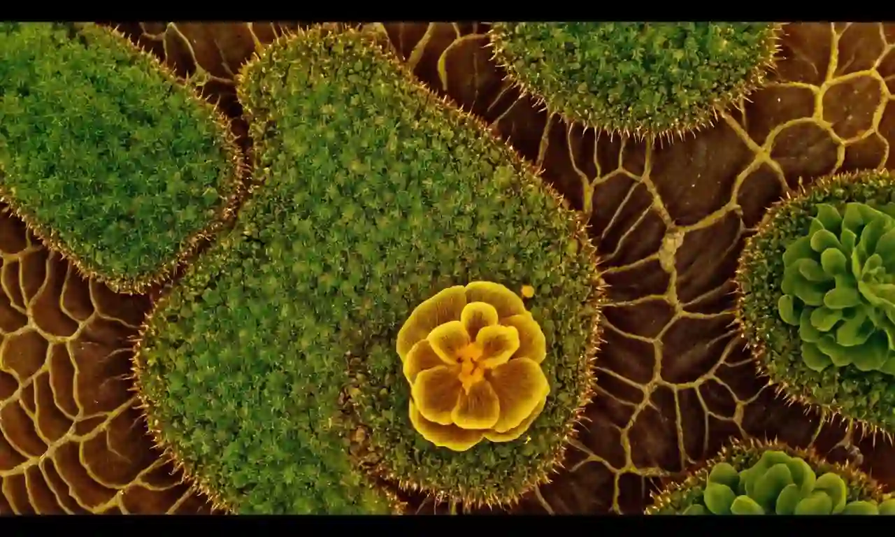 Celdas de diferentes reinos (animal y planta) exhibidas con imágenes microscópicas.