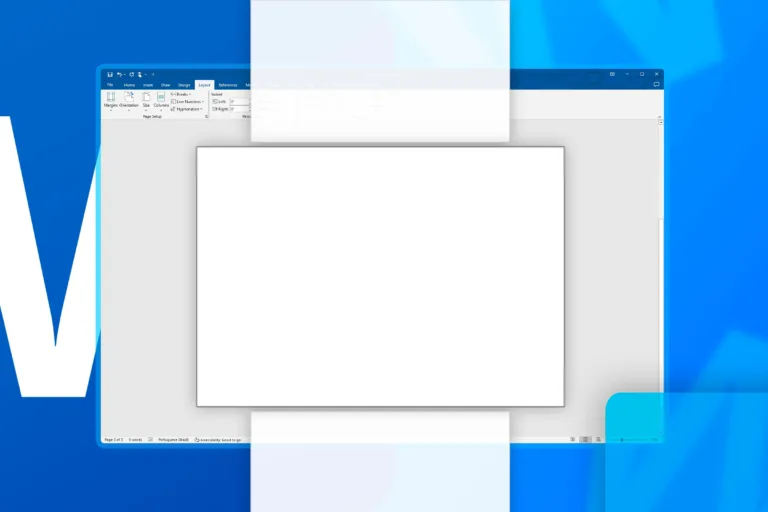 Cómo hacer que solo 1 página sea horizontal en Word