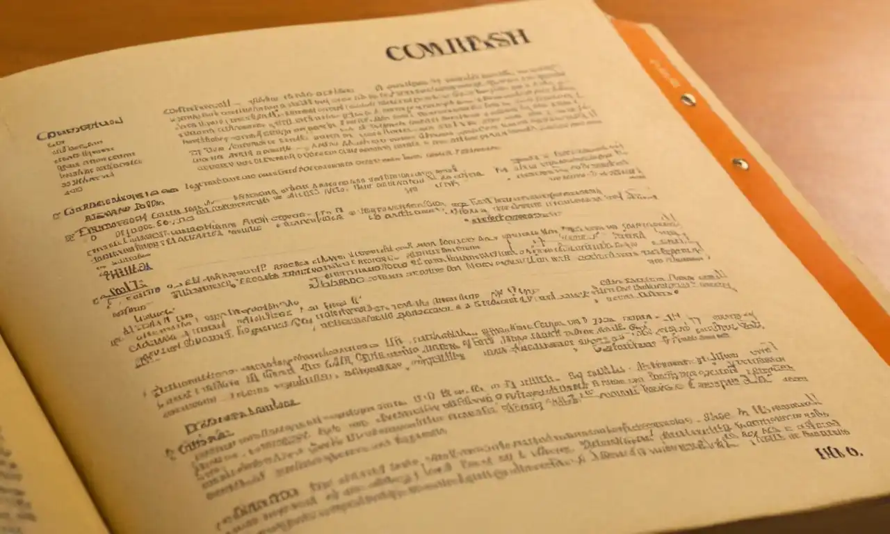 Un libro de texto español abierto a una página con reglas y ejercicios gramaticales.