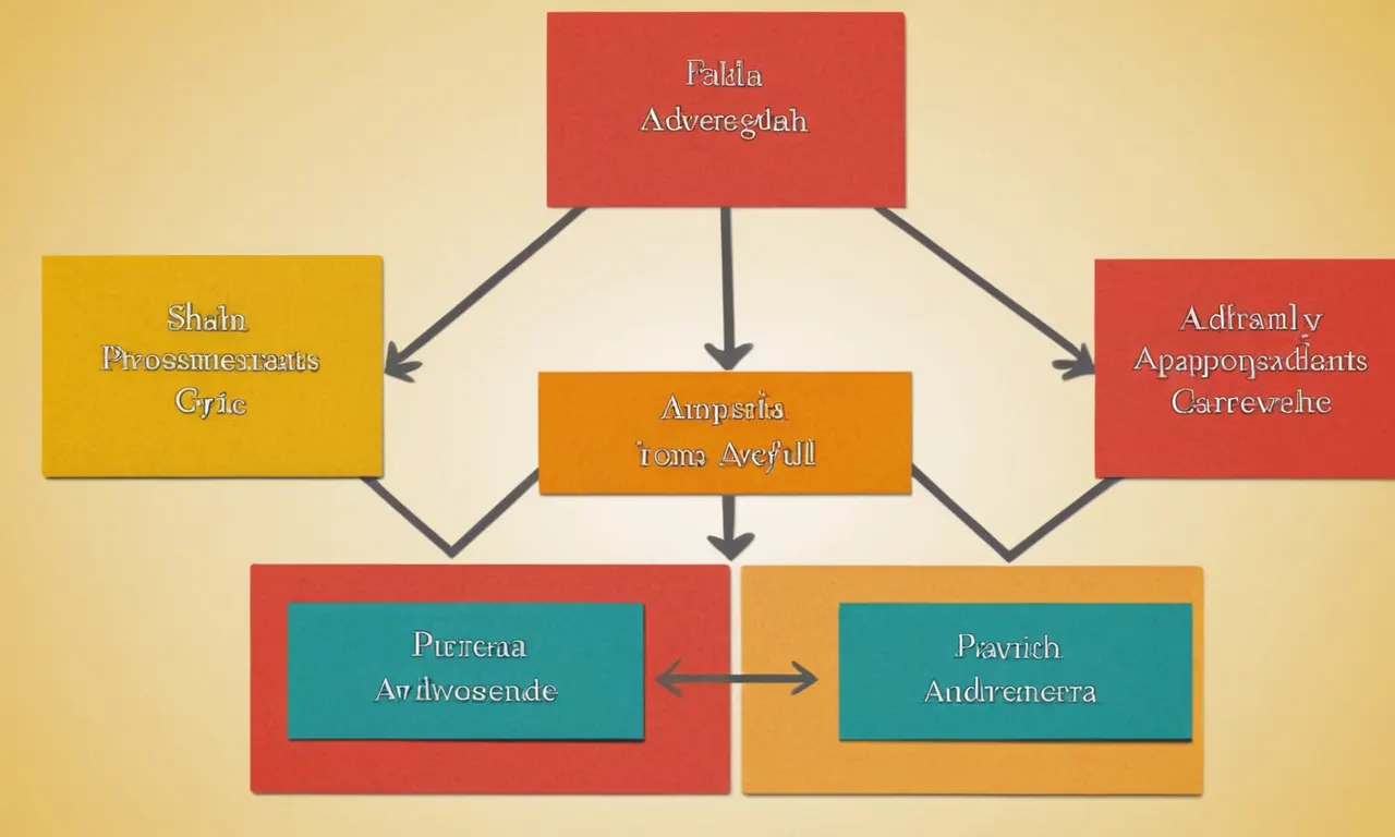 Un diagrama que ilustra el uso correcto de los adverbios y pronombres en la gramática española para crear anáfora efectiva.