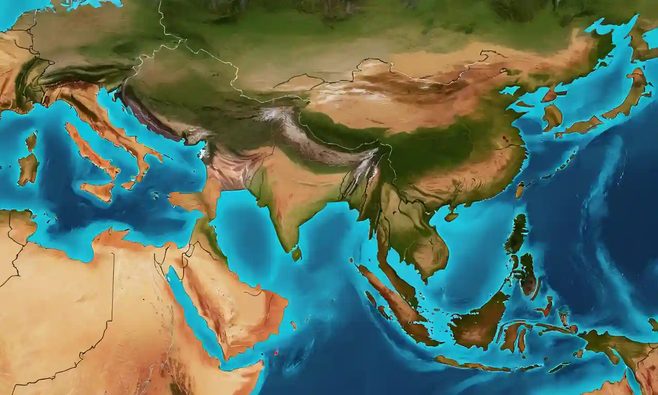 Un mapa con diferentes culturas y sus tradiciones se muestran en secciones separadas.