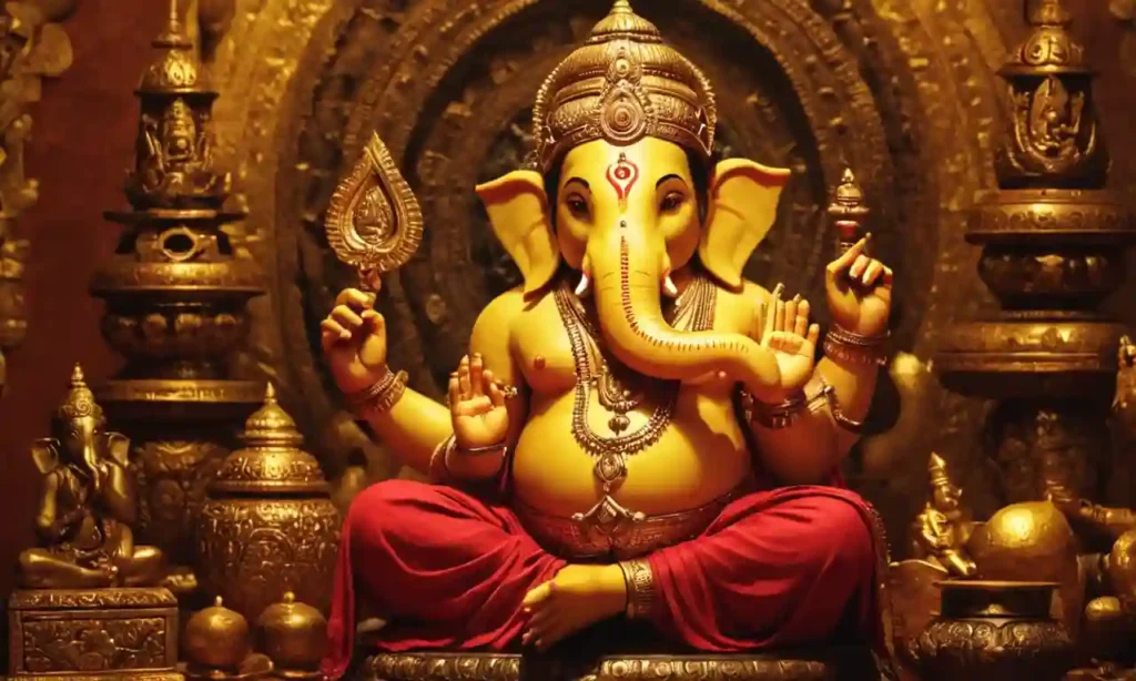 Una representación de Ganesha