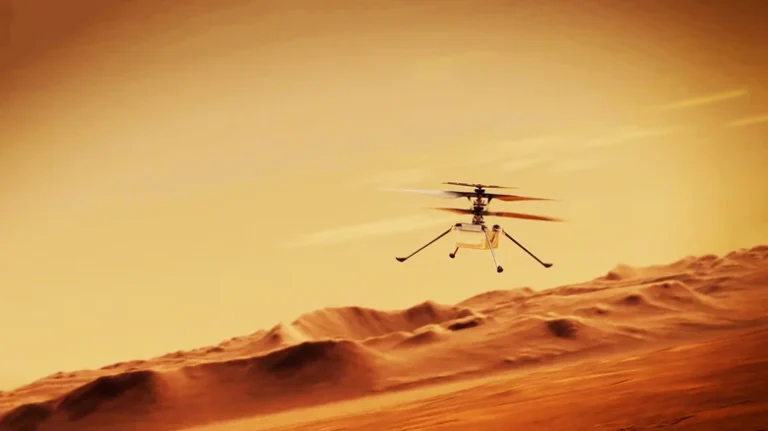 Estado del helicóptero Ingenuity de NASA en la misión Mars 2020