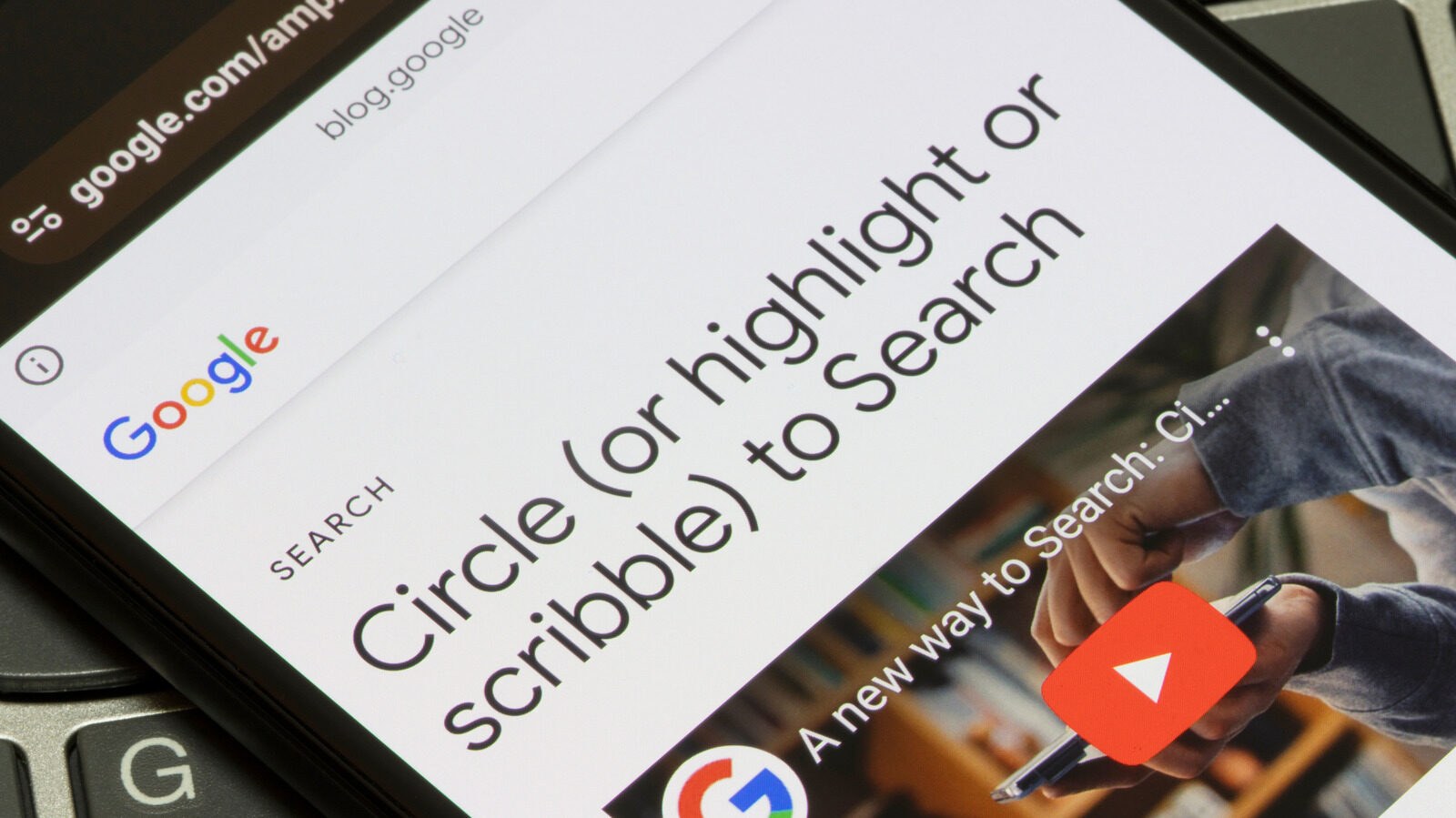 La Busqueda De Google Circle Recibe Una Gran Actualizacion De Ia