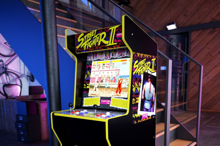 Maquina Recreativa Con Street Fighter 2 Y Ghosts N Goblins