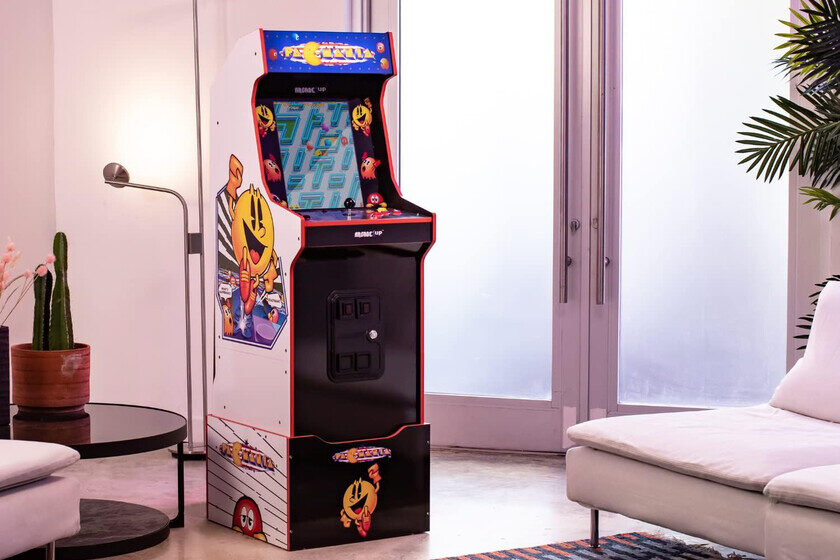 Maquina Recreativa Pacman Con Marquesina Iluminada Y Wifi