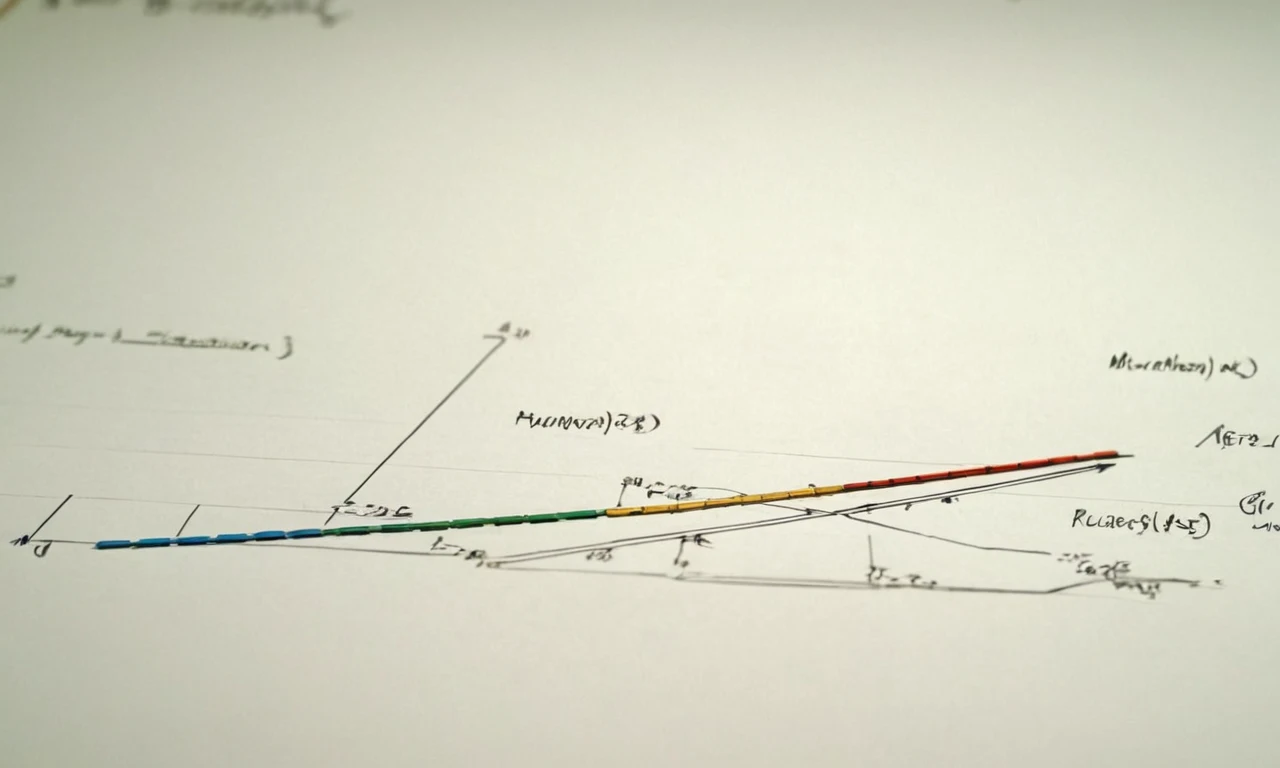 Un gráfico que muestra la trayectoria de un objeto que se mueve en una línea recta con fórmulas matemáticas y ecuaciones.