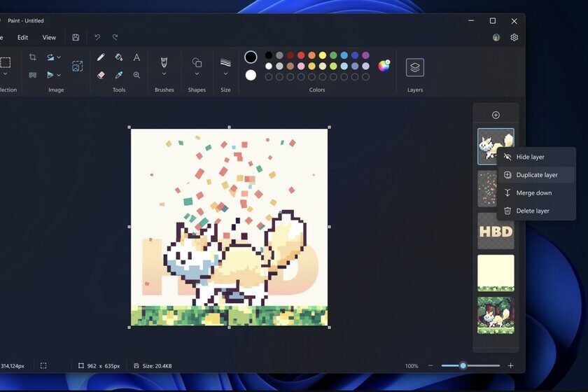 Ms Paint Se Asemeja A Photoshop Con Capas Y Transparencias
