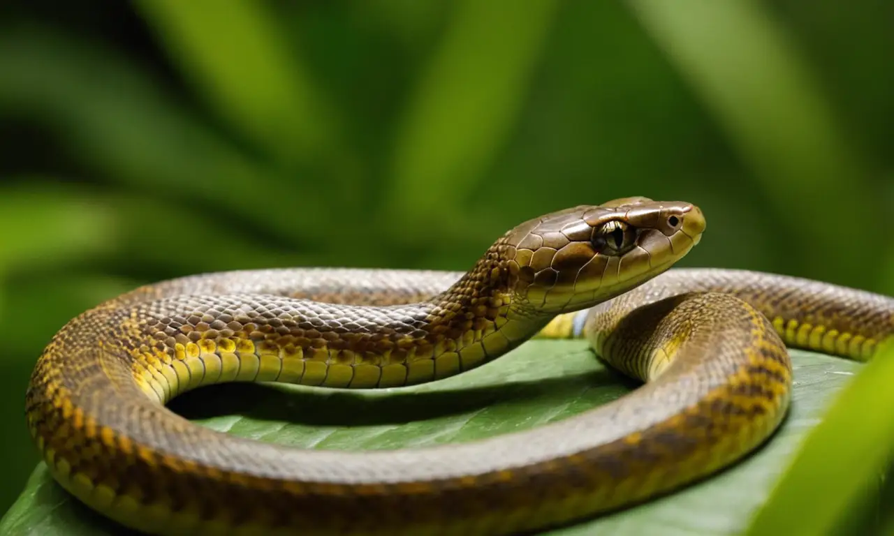 Una serpiente comiendo su propia cola en un movimiento circular.